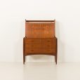 25131 Danish mid century modern teak secreatire with a vanity attr. to Poul Volther, 1960s-8