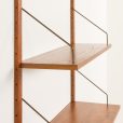 25132 Preben Sorensen, PS System one bay wall unit in teak, Randers, Denmark, 1960s-17