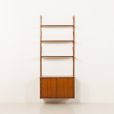 25132 Preben Sorensen, PS System one bay wall unit in teak, Randers, Denmark, 1960s-9