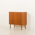 25134 Scandinavian teak chest of drawers by Johannes Sorth for Nexo Mobelfabrik, Bornholm, 1960s-3