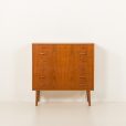 25134 Scandinavian teak chest of drawers by Johannes Sorth for Nexo Mobelfabrik, Bornholm, 1960s-5