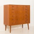 25134 Scandinavian teak chest of drawers by Johannes Sorth for Nexo Mobelfabrik, Bornholm, 1960s-6