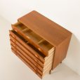25134 Scandinavian teak chest of drawers by Johannes Sorth for Nexo Mobelfabrik, Bornholm, 1960s-7