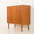 25134 Scandinavian teak chest of drawers by Johannes Sorth for Nexo Mobelfabrik, Bornholm, 1960s-9