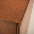 25135 Rare Danish mid century vintage teak chest of drawers, 1960s-13