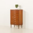 25135 Rare Danish mid century vintage teak chest of drawers, 1960s-2