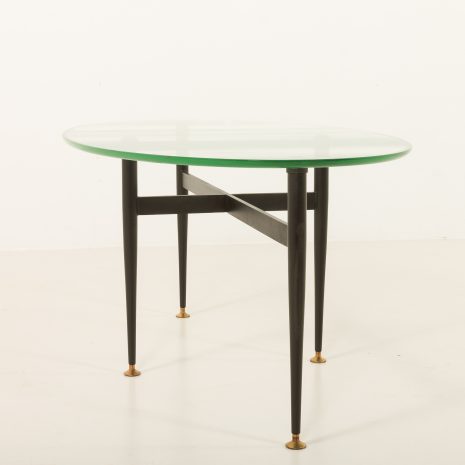 25137 Italian mid century glass coffee table in the style of Gio Ponti, 1950s-13 25137 Italian mid century glass coffee table in the style of Gio Ponti, 1950s-13