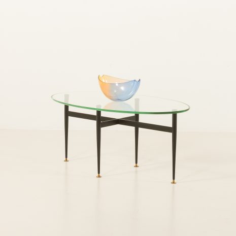 25137 Italian mid century glass coffee table in the style of Gio Ponti, 1950s-2 25137 Italian mid century glass coffee table in the style of Gio Ponti, 1950s-2