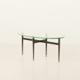 25137 Italian mid century glass coffee table in the style of Gio Ponti, 1950s-3
