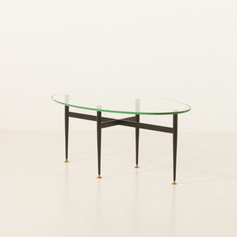 25137 Italian mid century glass coffee table in the style of Gio Ponti, 1950s-3 25137 Italian mid century glass coffee table in the style of Gio Ponti, 1950s-3