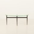 25137 Italian mid century glass coffee table in the style of Gio Ponti, 1950s-4