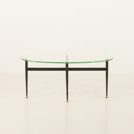 25137 Italian mid century glass coffee table in the style of Gio Ponti, 1950s-4 25137 Italian mid century glass coffee table in the style of Gio Ponti, 1950s-4