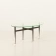 25137 Italian mid century glass coffee table in the style of Gio Ponti, 1950s-5