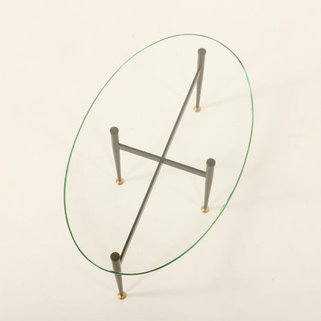 25137 Italian mid century glass coffee table in the style of Gio Ponti, 1950s-7 25137 Italian mid century glass coffee table in the style of Gio Ponti, 1950s-7