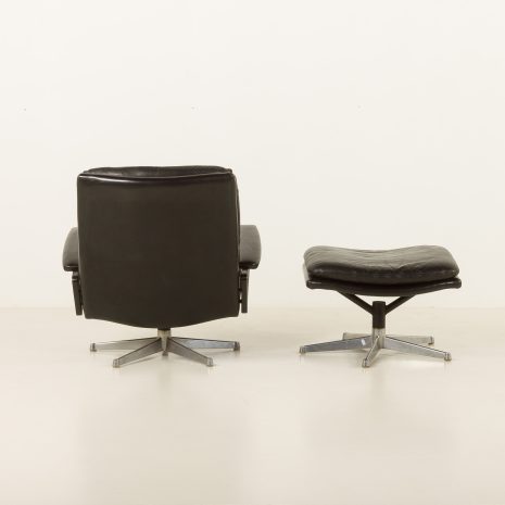 25140 Vintage Lounge Chair with Stool by André Vandenbrouck for Strassle model - King -,Switzerland, 1960s-6 25140 Vintage Lounge Chair with Stool by André Vandenbrouck for Strassle model - King -,Switzerland, 1960s-6