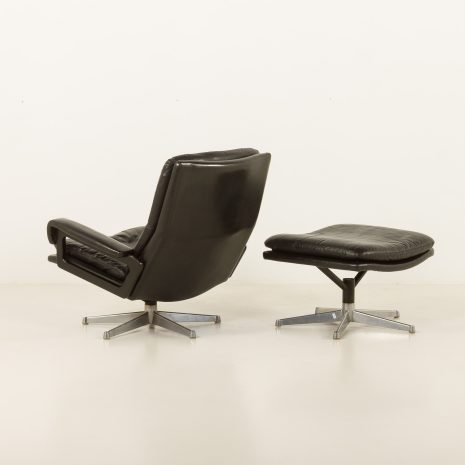 25140 Vintage Lounge Chair with Stool by André Vandenbrouck for Strassle model - King -,Switzerland, 1960s-7 25140 Vintage Lounge Chair with Stool by André Vandenbrouck for Strassle model - King -,Switzerland, 1960s-7