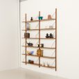 25159 Preben Sorensen shelving unit in teak, Denmark, 1960s-2