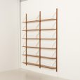 25159 Preben Sorensen shelving unit in teak, Denmark, 1960s-3