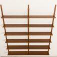 25159 Preben Sorensen shelving unit in teak, Denmark, 1960s-5