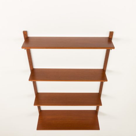 25253 Danish mid century teak shelving unit, set of 4 shelves ,1960s-5 25253 Danish mid century teak shelving unit, set of 4 shelves ,1960s-5