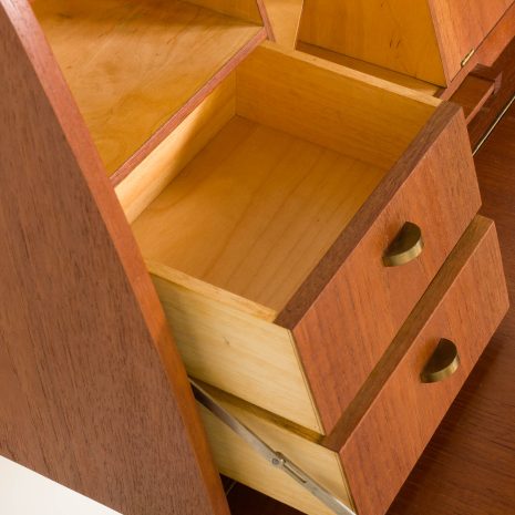 24444 one bay teak wall unit-20 24444 one bay teak wall unit-20