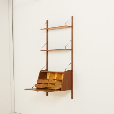 24444 one bay teak wall unit-4 24444 one bay teak wall unit-4