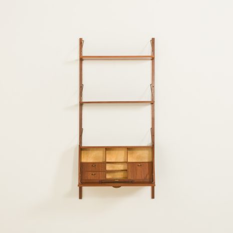 24444 one bay teak wall unit-7 24444 one bay teak wall unit-7