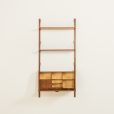 24444 one bay teak wall unit-8