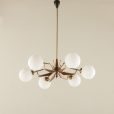 Italian mid century chandelier in the style of Arredoluce, 1960s