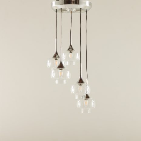 Italienischer Muranoglas-Kronleuchter aus der Mitte des Jahrhunderts 1970er Jahre