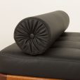 25063 Danish teak daybed in black leather - mid century modern - 1960s-9