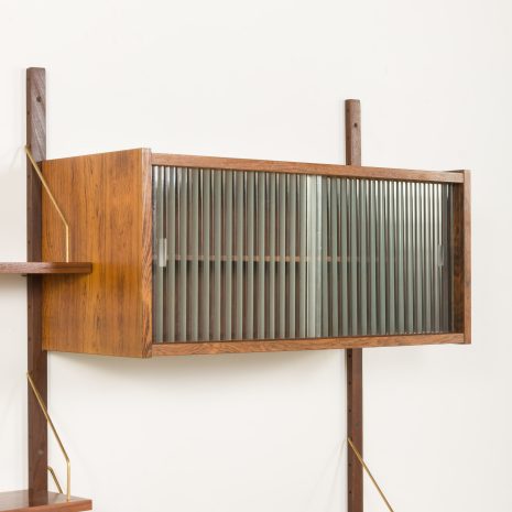 25074 Preben Sorensen three-bay rosewood shelving unit, Denmark, 1960s-10 25074 Preben Sorensen three-bay rosewood shelving unit, Denmark, 1960s-10