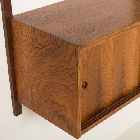 25074 Preben Sorensen three-bay rosewood shelving unit, Denmark, 1960s-14 25074 Preben Sorensen three-bay rosewood shelving unit, Denmark, 1960s-14