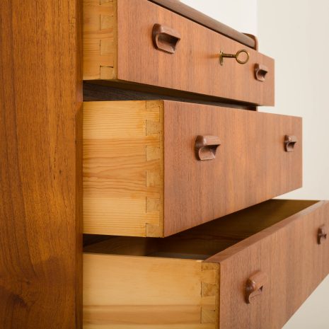 25130 Danish mid century teak secretaire, 1960s-16 25130 Danish mid century teak secretaire, 1960s-16