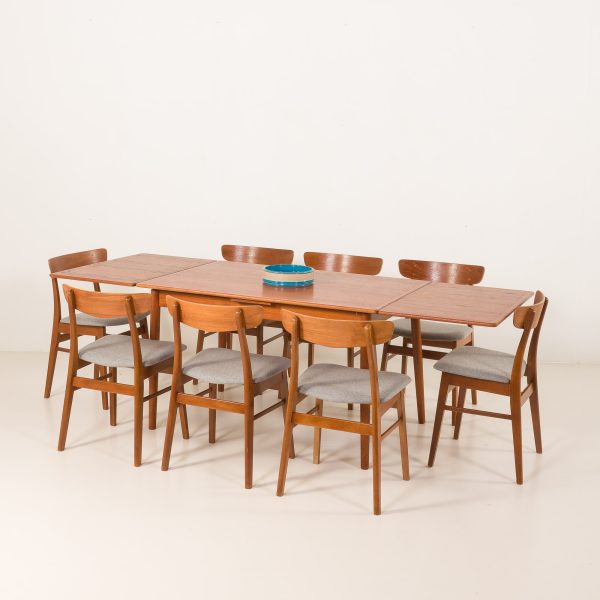 Dänische Vintage-Stühle aus Teakholz von Farstrup, Satz von 8, 1960er Jahre