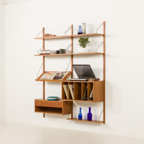 25147 Preben 2bay teak wall unit-2 25147 Preben 2bay teak wall unit-2