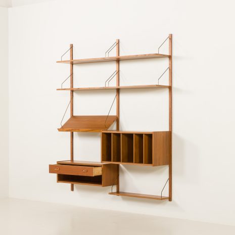 25147 Preben 2bay teak wall unit-4 25147 Preben 2bay teak wall unit-4