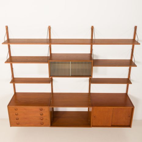 25148 PS System vintage shelving unit by Randers Mobelfabrik, Denmark, 1960s-10 25148 PS System vintage shelving unit by Randers Mobelfabrik, Denmark, 1960s-10
