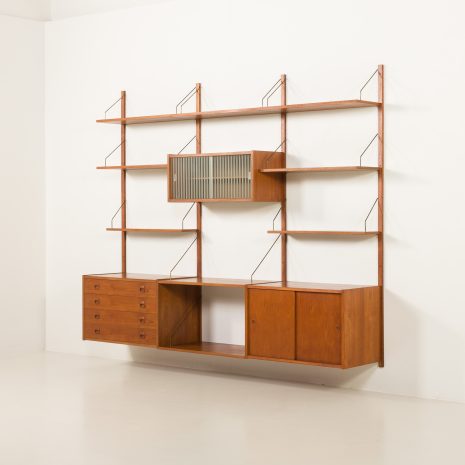 25148 PS System vintage shelving unit by Randers Mobelfabrik, Denmark, 1960s-4 25148 PS System vintage shelving unit by Randers Mobelfabrik, Denmark, 1960s-4