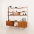 25149 cado 3bay teak Wall unit-2