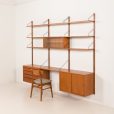 25149 cado 3bay teak Wall unit-22