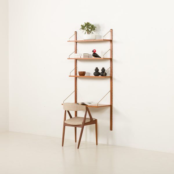 Poul Cadovius home office shelving unit for Cado, Denamark 1960s