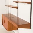 25154 Kai kristiansen home office wall unit, for FM Mobler , Denmark 1970s-11