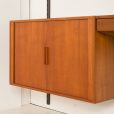 25154 Kai kristiansen home office wall unit, for FM Mobler , Denmark 1970s-17
