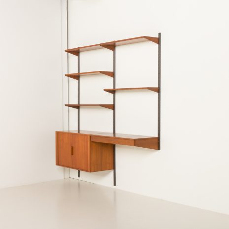 25154 Kai kristiansen home office wall unit, for FM Mobler , Denmark 1970s-3 25154 Kai kristiansen home office wall unit, for FM Mobler , Denmark 1970s-3