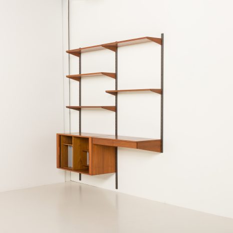 25154 Kai kristiansen home office wall unit, for FM Mobler , Denmark 1970s-4 25154 Kai kristiansen home office wall unit, for FM Mobler , Denmark 1970s-4