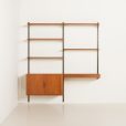 25154 Kai kristiansen home office wall unit, for FM Mobler , Denmark 1970s-6
