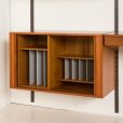 25154 Kai kristiansen home office wall unit, for FM Mobler , Denmark 1970s-8