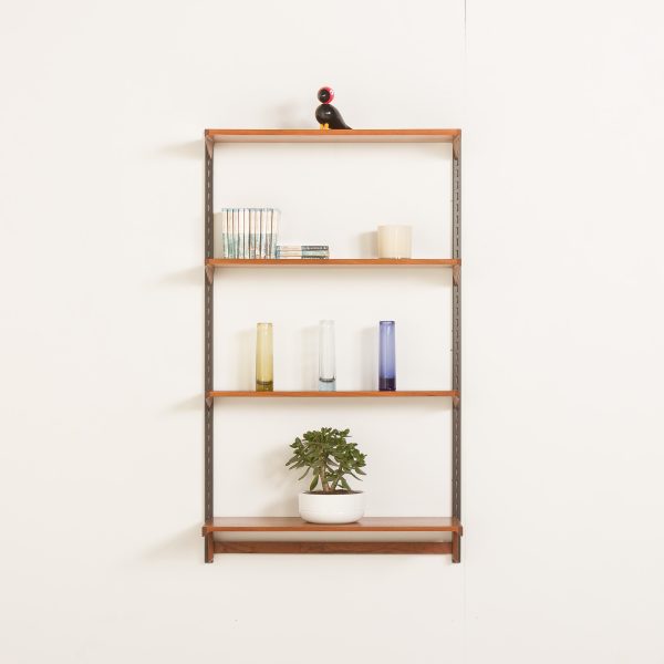 Kai Kristiansen teak shelving unit, set of 4 shelves for FM Mobler, Denmark 1960s