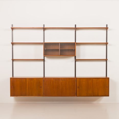 25158 Kai kristiansen 3 Bay teak Wall unit-10 25158 Kai kristiansen 3 Bay teak Wall unit-10